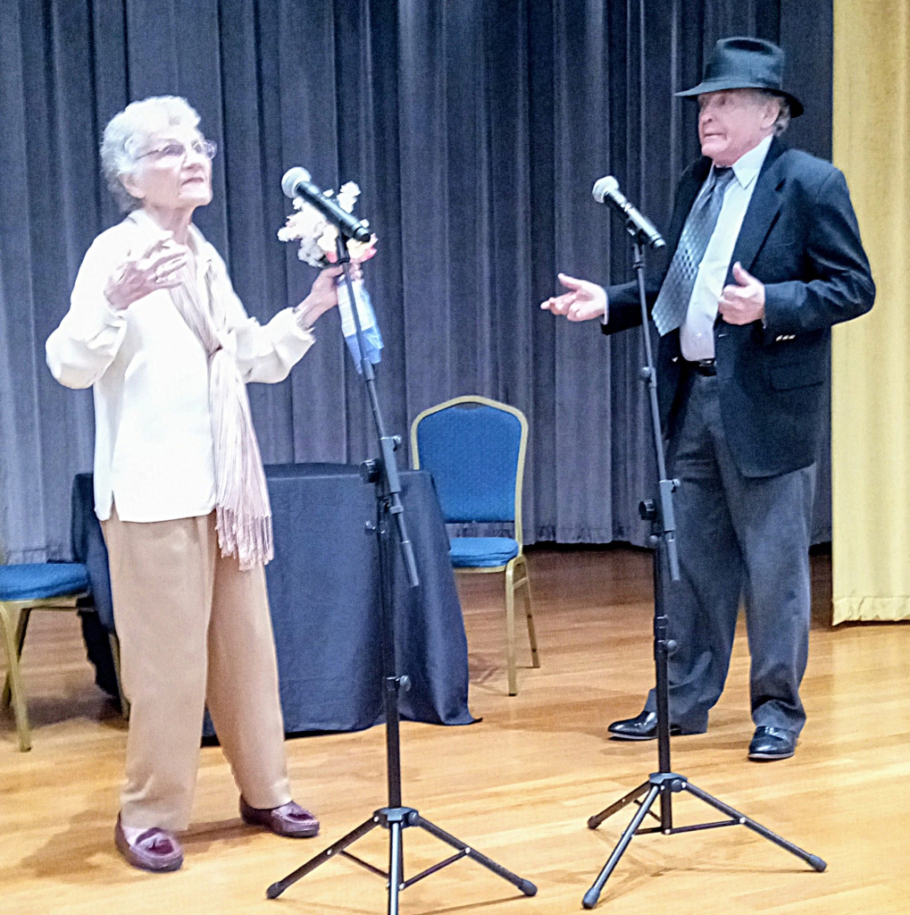 2 by two actors stage