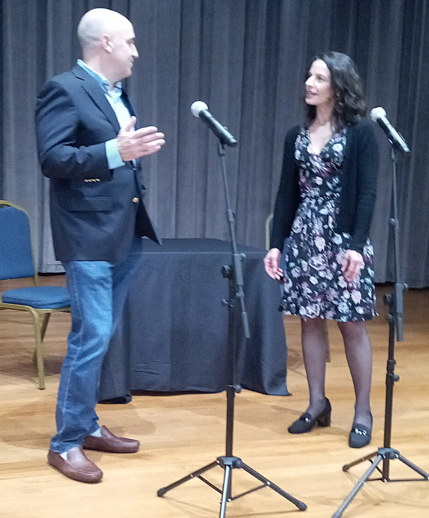 2 by two actors stage